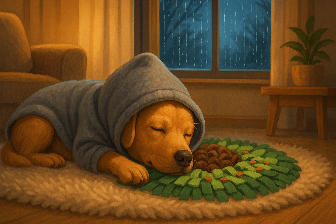 Trembling & Hiding? 5 Natural Ways to Soothe Your Dog’s Storm Anxiety (Without Meds)